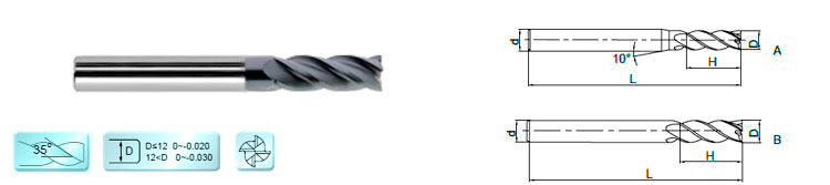 Фреза твердосплавная универсальная SP-4F