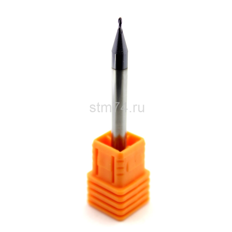 Фреза твердосплавная сферическая радиус 0,5мм SP-2B Фреза твердосплавная сферическая радиус 0,5мм SP-2B