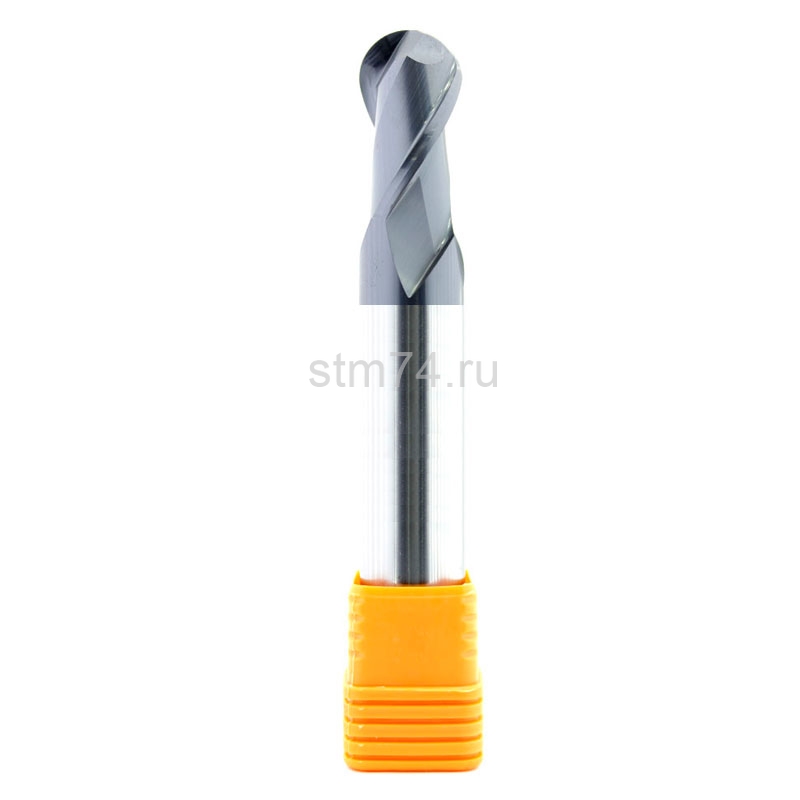 Фреза твердосплавная сферическая удлиненная радиус 10мм SP-2BL Фреза твердосплавная сферическая удлиненная радиус 10мм SP-2BL