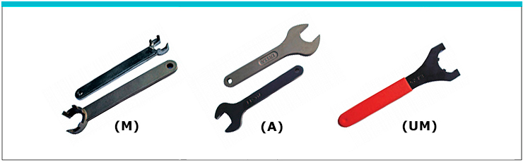 Ключи для цанговых гаек.