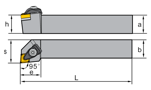 Резец токарный (державка) DCLNR2020K12