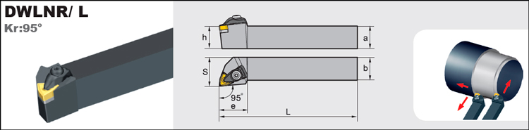 Державка токарная DWLN
