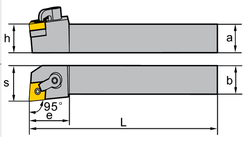 Резец токарный MCLNR/L Резец токарный MCLNR/L