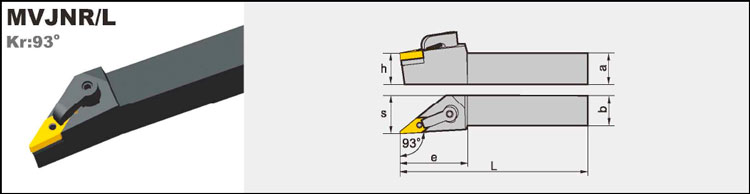 Державка токарная MVJN
