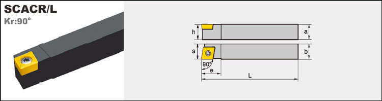 Державка токарная SCAC