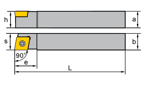 Резец токарный SCACR/L