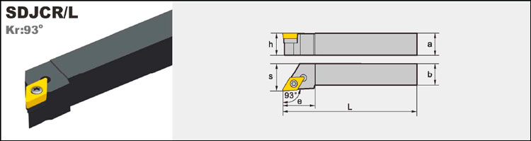 Державка токарная SDJC