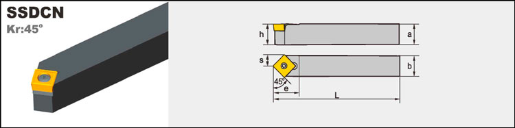 Державка токарная SSDCN