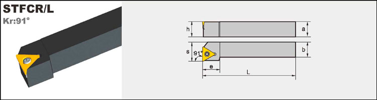 Державка токарная STFC