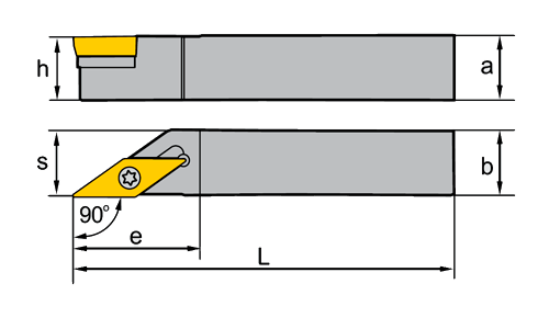 Резец токарный SVABR/L Резец токарный SVABR/L