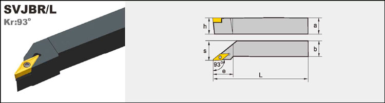 Державка токарная SVJB