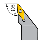Токарный резец MSRNR-L